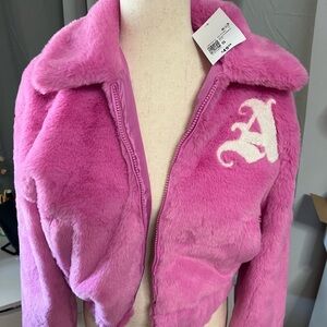 Super Soft Plush Bomber Jacket